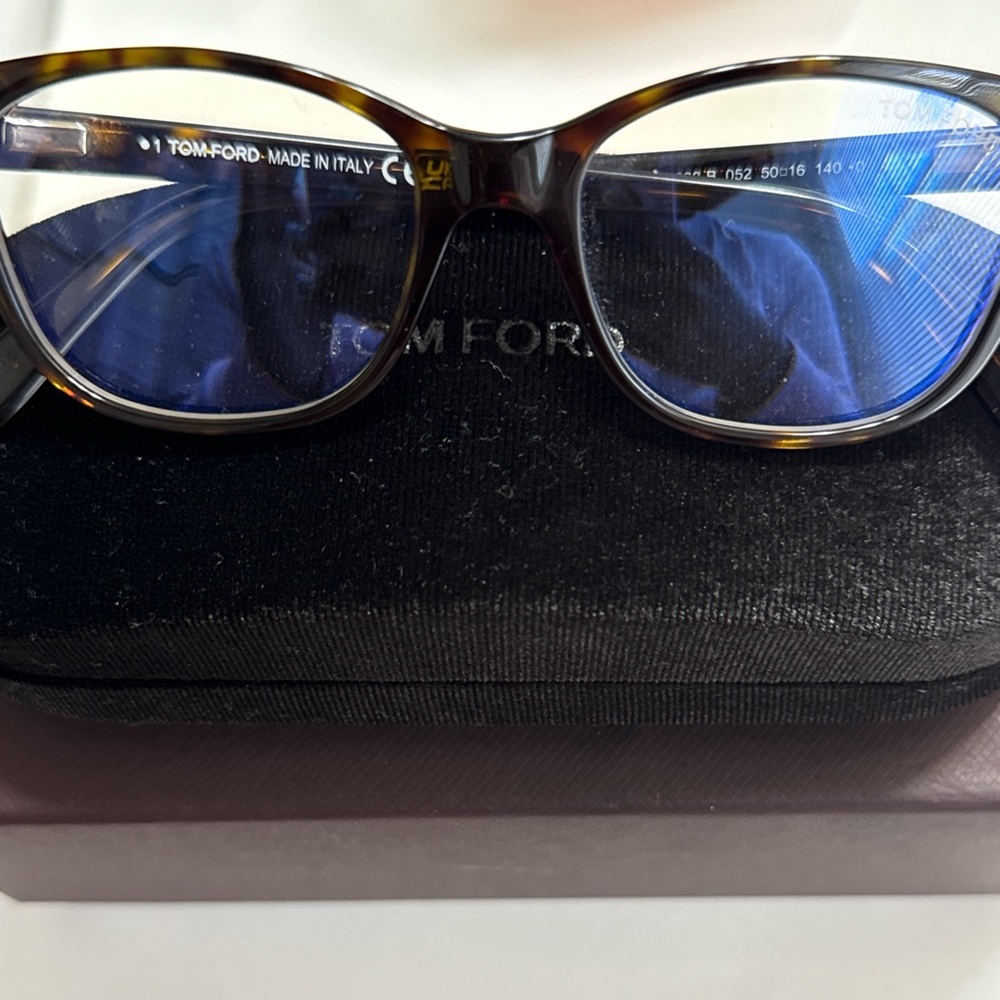 Tom Ford Women's Glasses in Tortoise and Blue